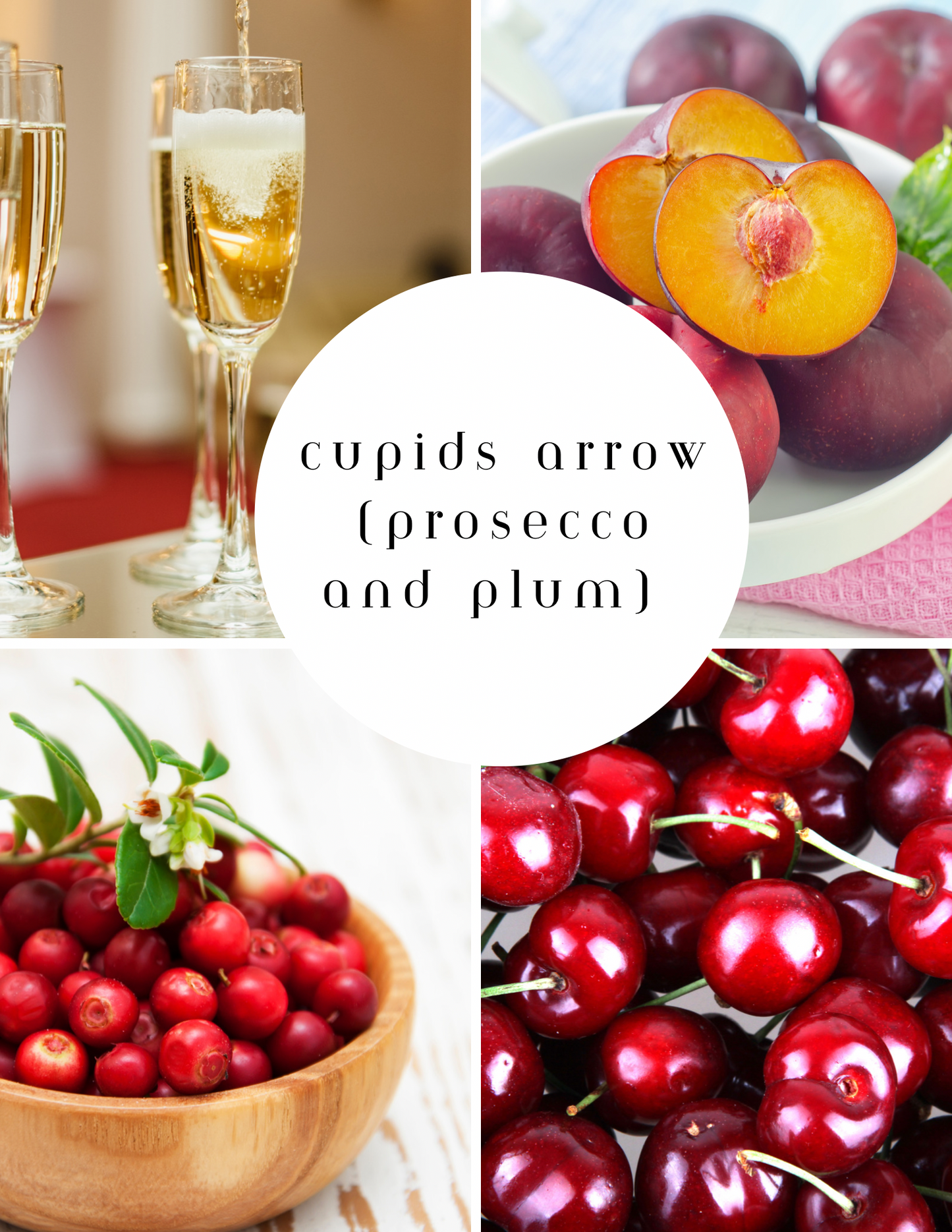 Cupid’s Arrow (Prosecco and Plum), product description