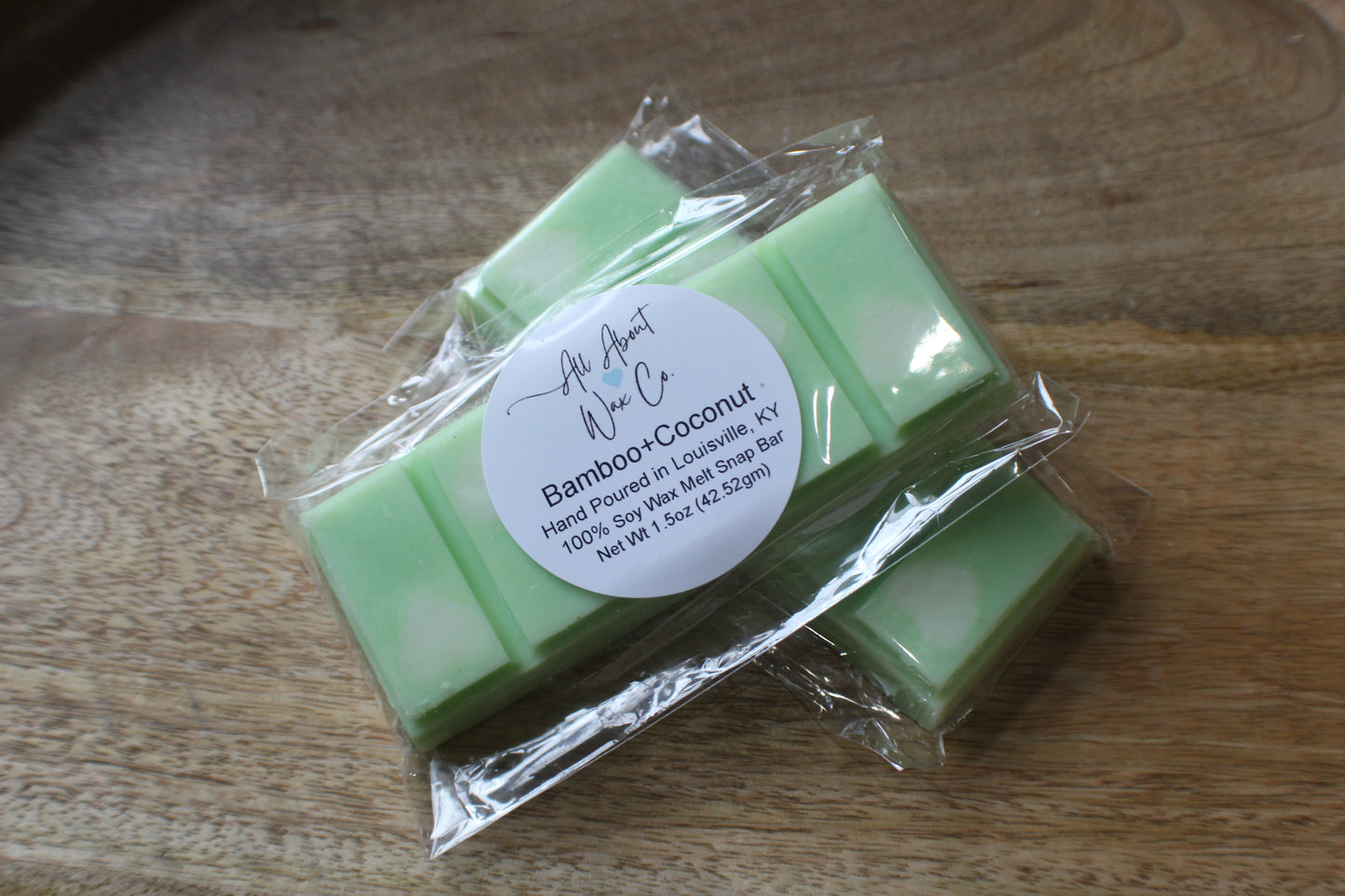 Bamboo and Coconut- Soy Wax Snap Bar - 1.5 Ounces