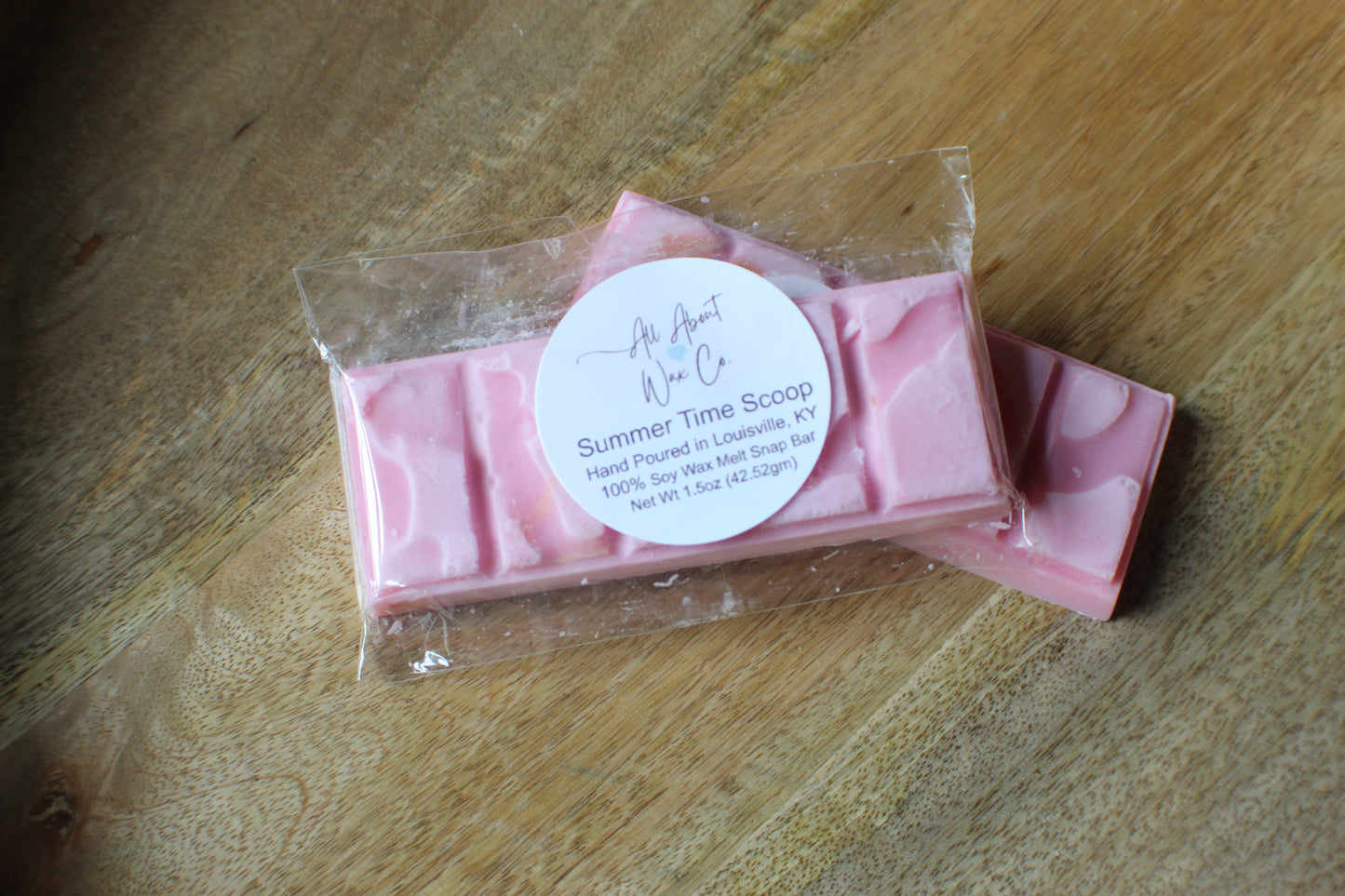 Summer Time Scoop- Soy Wax Snap Bar - 1.5 Ounces