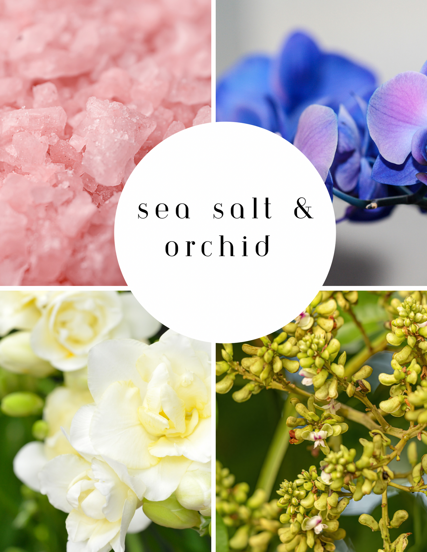 Sea Salt & Orchid - Soy Wax Melts - 4 Ounces