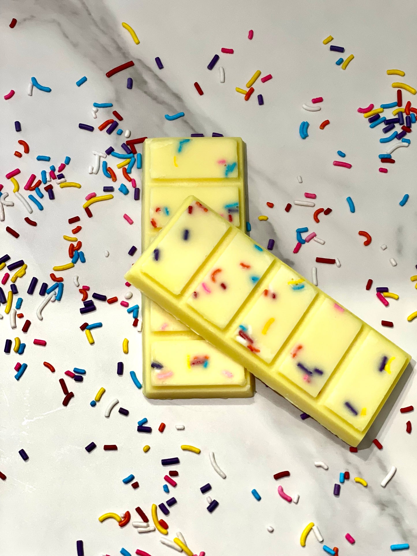 Birthday Cake Wax Melt Snap Bars, 100% Soy Wax, Front